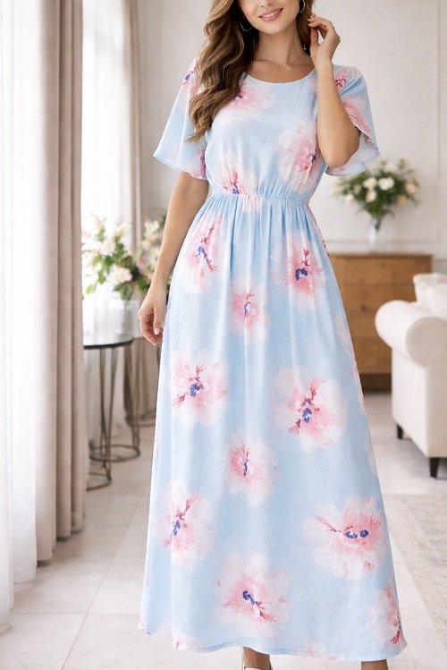 Picture of 020226D-Elegance maxi dress