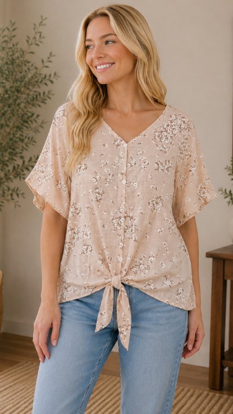 Picture of Delightful floral print top -223082T